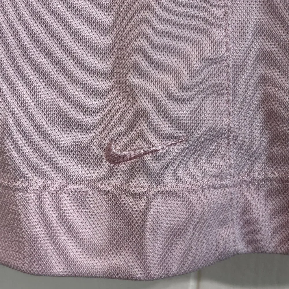 Nike Dri-FIT Light Pink Sleeveless Golf Polo Shirt Size XL Sports Athletic Shirt